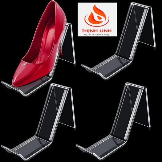 Kệ Mica Trưng Bày Giày Dép