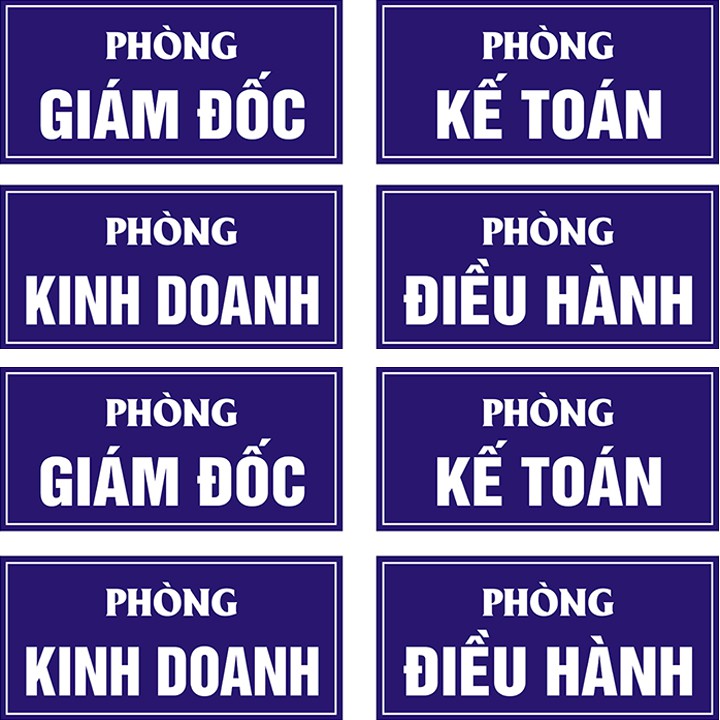 Biển Phòng Ban