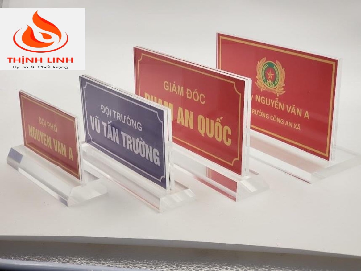 Biển Chức Danh Mica