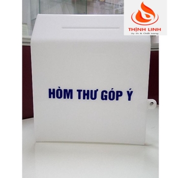 Hòm Thư Góp Ý Màu Trắng