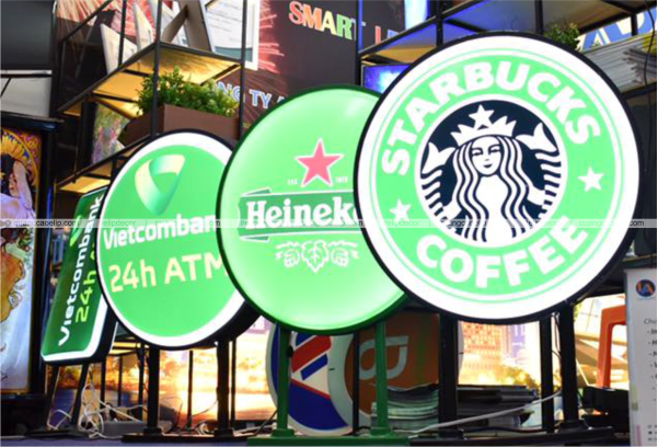 Hộp Đèn Hút Nổi Hình Tròn