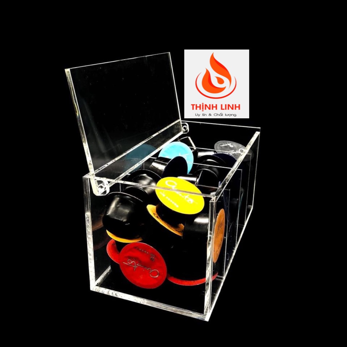 Hộp Mica Có Nắp Mẫu 6