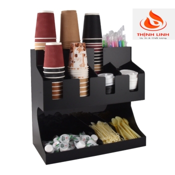 Kệ Mica Đựng Cốc Giấy Mẫu 2