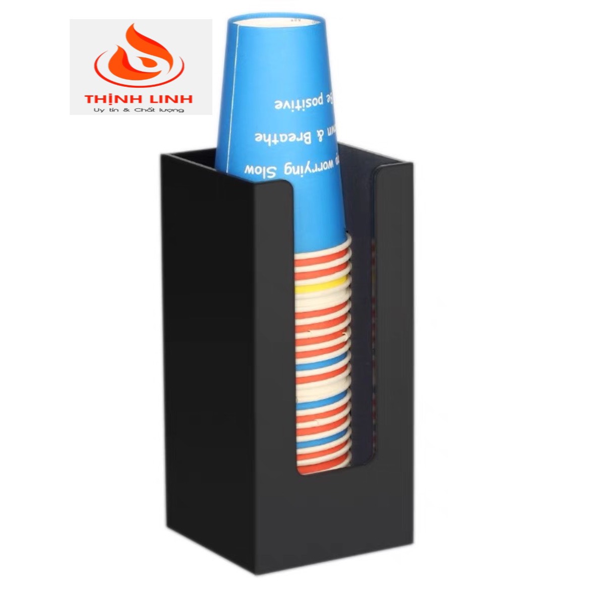 Kệ Mica Đựng Cốc Giấy Mẫu 11