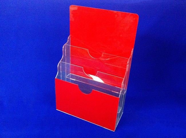 Kệ Mica A4 Để Bàn 3 Tầng