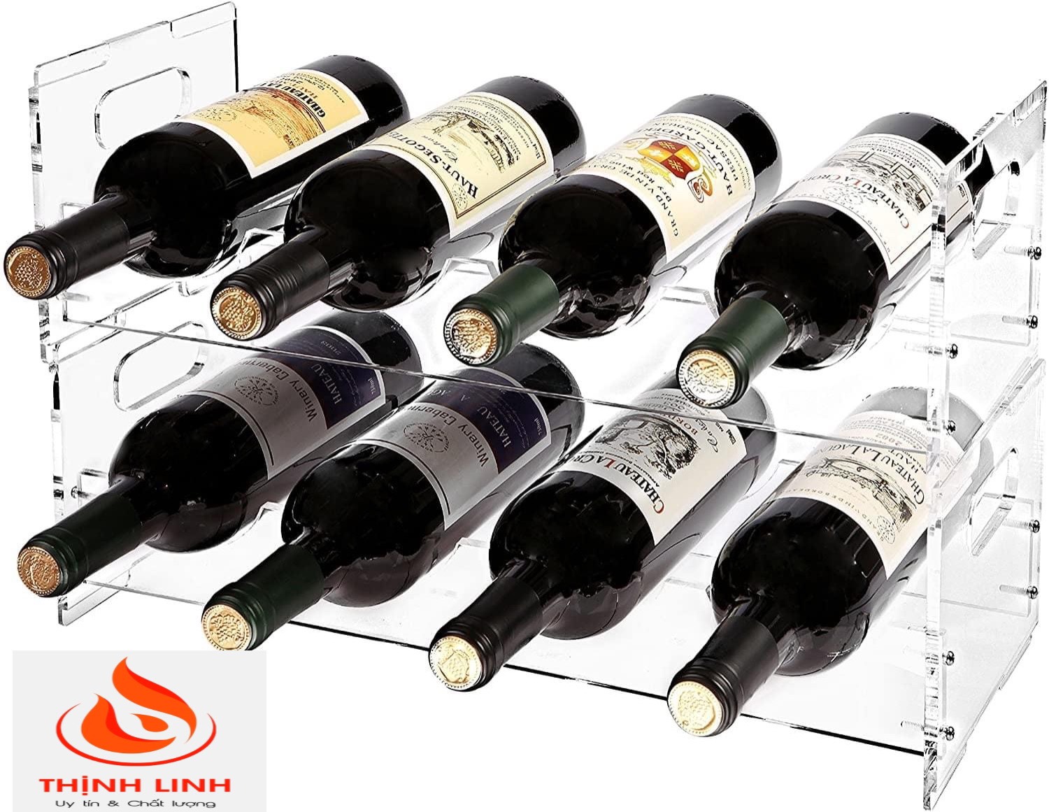 Kệ Mica Trưng Bày Rượu