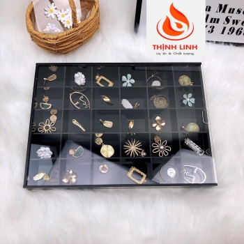Khay Mica Đựng Bông Tai