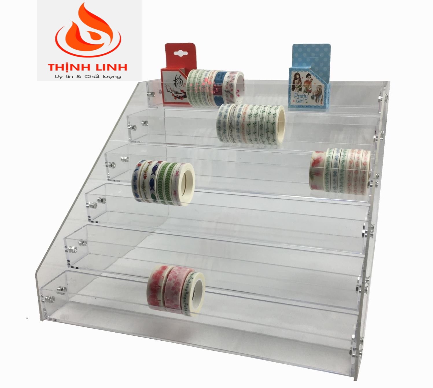 Kệ Mica Trưng Bày Mẫu 2